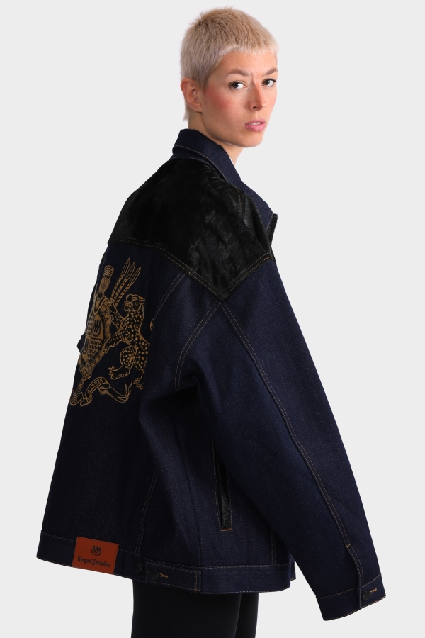 Royal Garden Japanese Selvedge Denim Panther Jacket